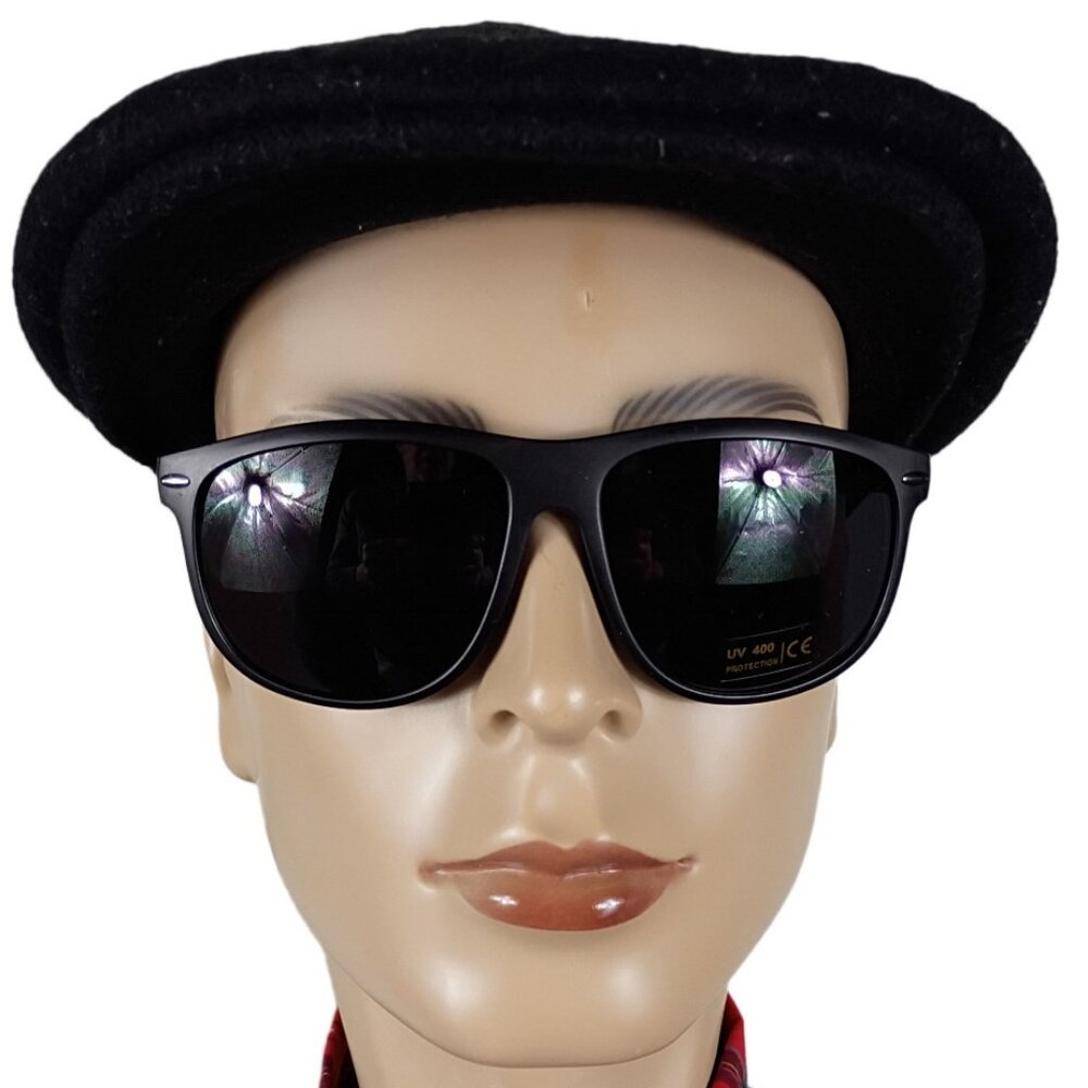 SHARKEYES  BLACK AVIATOR   SUNGLASSES  NSPORT2